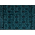 thumbnail image 1 of Ahgly Company Indoor Rectangle Abstract Light Blue Modern Area Rugs, 6' x 9', 1 of 4