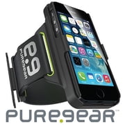 PureGear HIP Sports Dry+Flex Armband Case for Apple iPhone 6s/6 - Black/Green