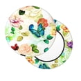 thumbnail image 2 of Kll Floral Vintage Round Bar Chair Cushion Cover 13 Inch,Bar Stool Protector With Elastic, Soft Washable, 2 of 7