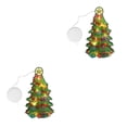 thumbnail image 3 of Yuarrent Decoración de Navidad Ventana Colgante Colgante Árbol de Navidad Tienda de vacaciones Lechón Lámpara de luz, árbol de Navidad Type1 NO1, 3 of 6