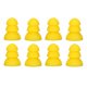 thumbnail image 1 of 8 Pack 3-Layer Soft Silicone Replacement Eartips for BTE ITE Hearing Aids, Yellow, 1 of 4