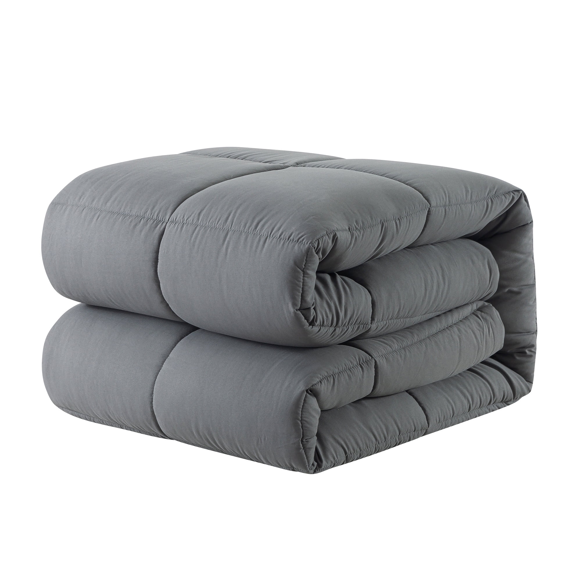 IGI Twin Comforter, Gray | All Season Hotel Down Alternative Duvet Insert, Adult, Unisex, 64x88in