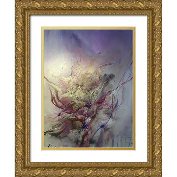 Ehret, Andrea 19x24 Gold Ornate Wood Framed with Double Matting Museum Art Print Titled - Blossoming