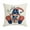 H003- Style C, variant on Heart Decorations, Throw Pillow Covers, 4Th of July Decorations, 18X18 in Linen, God Bless America, Red White Blue, Buffalo Check Bow, Patriotic Decor, Home Decor, 1 Pc