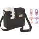 thumbnail image 1 of Bolsa de almacenamiento portátil xinyu tipo bandolera rosa para exteriores con soporte para botellas de agua, 1 of 5