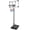Black, variant on KL KLB Sport Basketball Hoop System with Adjustable Height for Kids, 28” PC Stand Backboard, Outdoor with Wheels