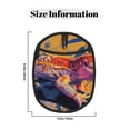 thumbnail image 3 of Pofeuu Colorful Gecko Jungle Art Print Silicone Pot Mat Mitten With Hanging Loop Heat Resistant Oven Mitts Non-Slip Bbq Baking Smoking Potholders, 3 of 7