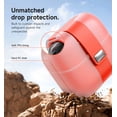 thumbnail image 3 of SURITCH Case for Samsung Galaxy Buds 3 Pro (2024) / Buds 3 (2024) / Buds 3 FE (2025) , Magnetic Cases with Cleaner Kit and Hanging Lanyard, Stylish Shockproof Cases Rugged Protective Cover, Orange, 3 of 8