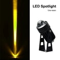 thumbnail image 3 of Foco LED de pared 250LM IP65 Impermeable Fiesta de iluminación de paisaje resistente a la intemperie 180 grados Lámpara giratoria de un haz para barra de jardín Luz amarilla dorada Yuarrent HA011797-04B, 3 of 7
