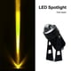 thumbnail image 3 of Matsuzay Foco LED de pared IP65, iluminación impermeable para paisajismo, ángulo ajustable, decoración giratoria de 180 grados, lámpara de un haz para Iluminación y accesorios Luz Amarilla Dorada Matsuzay HA011797-04B, 3 of 6