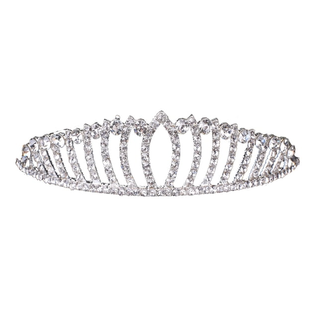 MasteelfCA Bridal Wedding Prom Rhinestone Crystal Crown Hairband Headband Tiara Hair Jewelry