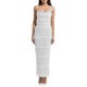 thumbnail image 1 of Gibobby Vestidos para Mujer Vestido largo ajustado con tirantes para mujer(Blanco,G), 1 of 5