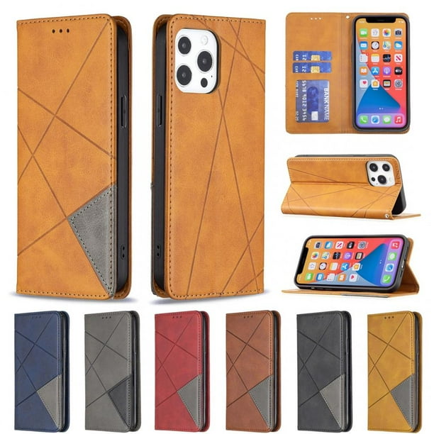 Leather Case iPhone 13 pro Case Genuine Leather Detachable 2 in 1 Case