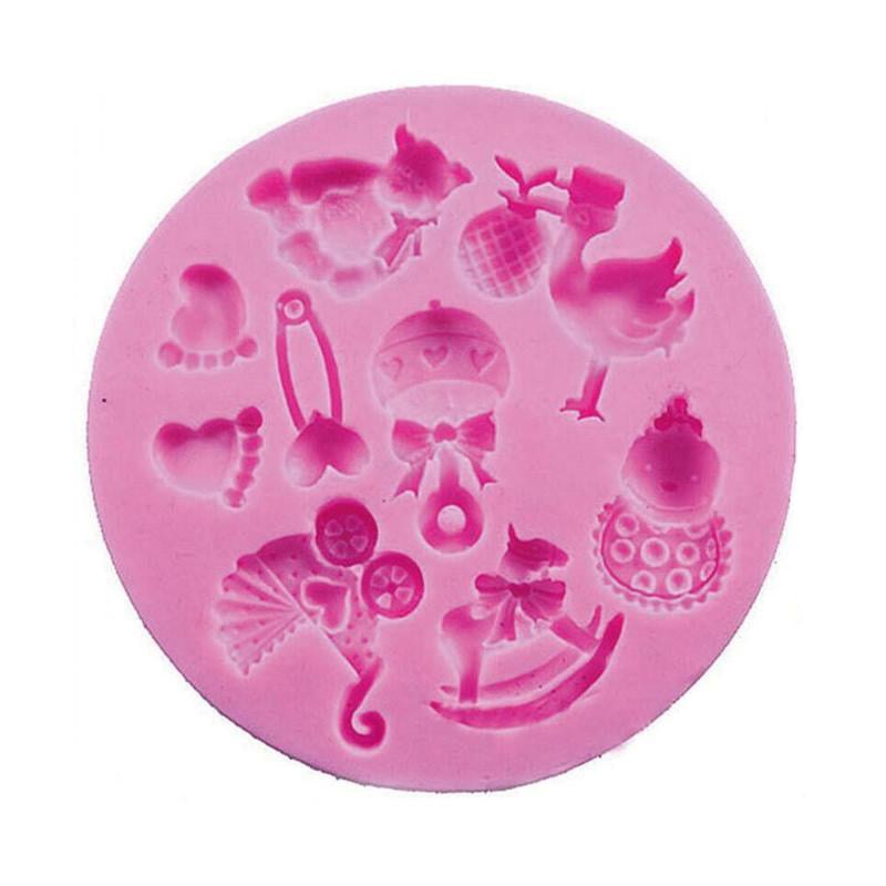 Baby Toy Silicone Fondant Cake Mould Mold Chocolate Tool Sugarcraft Baking D0D2 