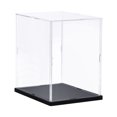 thumbnail image 1 of Unique Bargains Clear Display Case Acrylic Box, Assemble Transparent Box Dustproof Showcase 10x10x20cm for Collectibles, Craft, 1 of 6