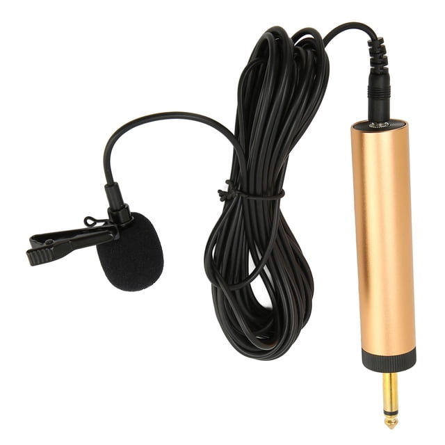 Clip en el Micrófono de Solapa, Diseño de Recolección de 360 Grados Micrófono Lavalier Conectado Para Teléfonos para Consolas Digitales