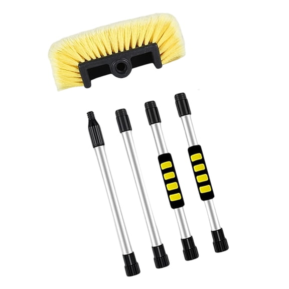 Aluminum Extendable Brush with Integrated Sprayer Design for Efficient Car and Bike