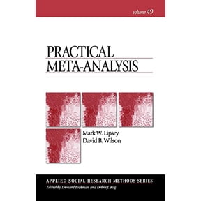 Pre-Owned Practical Meta-Analysis: 49 (Applied Social Research Methods) Paperback