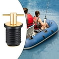 thumbnail image 3 of Boat Plug 3/4"""""""" or 1-1/4"""""""" Snap Drain Plug 19mm 32mm Hole Canoe - Brass 19mm standard, 3 of 8
