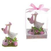 Ddi Stork Carrying Newborn Poly Resin Stork Carrying Newborn Poly Resin - Pink
