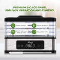 thumbnail image 6 of Rosewill Compact Rectangular Food Dehydrator, Brushed SS Outer housing, 5 layer trays (Entry model), 6 of 6