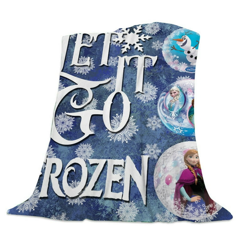 Cartoon Frozen Girls Fleece Collection | Blanket - Ultra Soft & Cozy Plush  Fleece, Lightweight & Warm, Perfect for Bed or Couch, Bouquet Day, 40x58