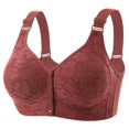 thumbnail image 4 of Blmnix Full Coverage Bras Bralettes for Women No Underwire Front Closure Bras Bralettes Brown Sports Bra,36, 4 of 5