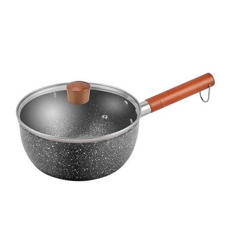 

NUOLUX 1 Set of Iron Stockpot Practical Wooden Handle Noodle Soup Pot Stockpot