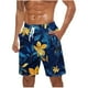 thumbnail image 1 of Pantalones Cortos Casuales para Hombre Imprimir con Bolsillos Pantalones de Playa de Cintura Elástica, Pantalones Cortos de Cintura Elástica para Hombre, 1 of 9