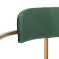 thumbnail image 7 of SAFAVIEH Camille Modern Solid Side Chair, Malachite Green/Gold, Set of 2, 7 of 7