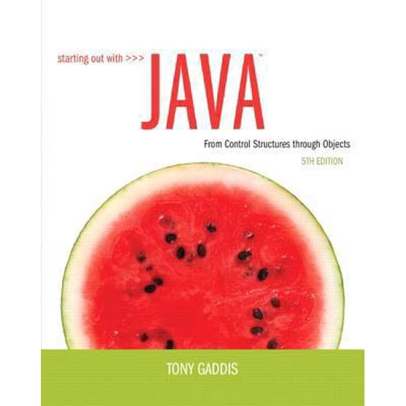 Pre-Owned Starting Out with Java: From Control Structures through Objects (Paperback) by Tony Gaddis