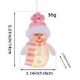 thumbnail image 2 of Danhjin Snowman Decorations, Christmas Decorations Indoor with Festive Snowman Figurines for Home Holiday Decor, Cute Winter Snowman Christmas Decor for Tabletop Mantel Shelf Display, Christmas Decor, 2 of 2