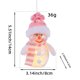 thumbnail image 2 of Xihbxyly Adorno Navideño Luminoso de Muñeco de Nieve, Figura de Tarro Transparente, Decoración para Árbol Festivo, Luz a Pilas, Decoración Navideña para El Hogar y La Oficina, Perfecto para Regalos d, 2 of 2