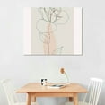 thumbnail image 2 of Orinice Rose Charles Rennie Mackintosh Line Art Fine Wall Poster Print for Home Decor 20x16in, 2 of 6