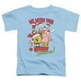 thumbnail image 2 of SpongeBob SquarePants Crabby Christmas Kids T Shirt (3) for Toddler Boys and Girls, Light Blue, 2 of 3