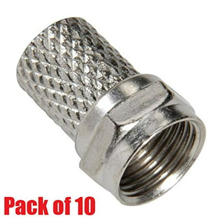 iMBAPrice (10 Pack) F-Pin to Connector Twist On