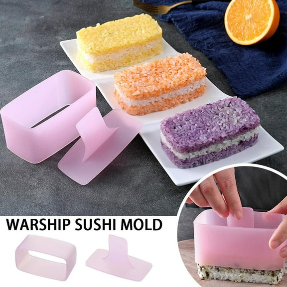Musubi Maker Press with Small Rice Paddle Non Stick Musubi Molds Sushi Making Kit
