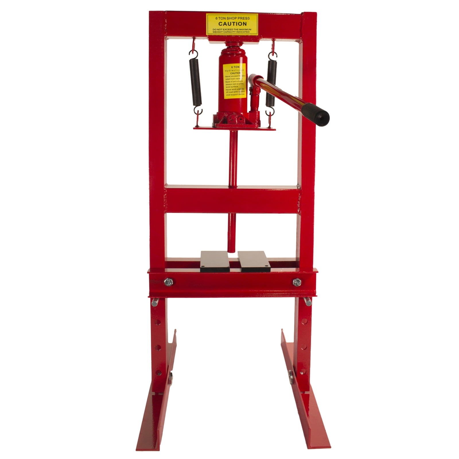 Million Parts Hydraulic Shop Press Heavy Duty H Frame Floor Press Jack Stand Equipment 12 Ton Capacity 