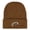 Caramel, variant on Realistic Super Bowl Football Embroidered Acrylic Knit Beanie, Soft Stretchy Daily Matching Hat, Perfect Unisex Gift for Men & Women