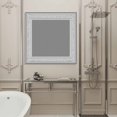 thumbnail image 4 of Wall Art Prints, Grey Geometric Framed Canvas Prints for Bedroom Living Room Bathroom Office, Bohemia Tribal Farm Tribal Patterned Gallery Wrap Wall Art Poster for Gifts Home Decor 24"x24", 4 of 9