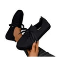thumbnail image 4 of Wowcloth Women's Fashion Casual Solid-Tone Sneakers - Breathable Lightweight Lace-Up with Flat Mesh for Daily Comfort Wear, 4 of 7