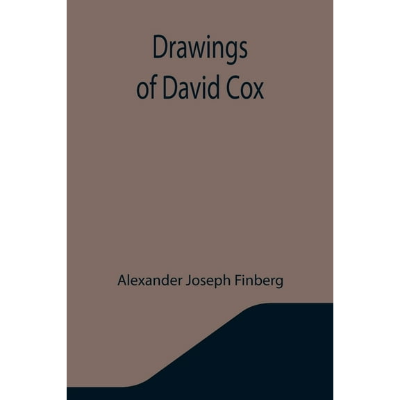Drawings of David Cox, (Paperback)