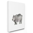 thumbnail image 2 of The Stupell Home Decor Collection Painted Hippo Canvas Wall Art, 2 of 5