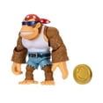thumbnail image 6 of Nintendo 4 inch Funky Kong Action Figure with Banana Coin Accessory, 6 of 8
