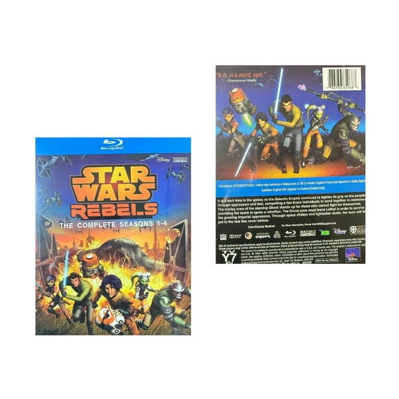STARWARS REBELS: The Complete Series Seasons 1-4 (Blu-ray) TV-Series, BOX-SET