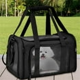 thumbnail image 6 of Small Transport Box, Portable Puppy Carrier, Small Carrier for Cats and Dogs, Convenient Travel Bag + Lightweight Design, Ideal for Travel, Pet Transport, Animal Travel Container, Pet Carrier, 6 of 7