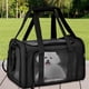 thumbnail image 5 of Transportín para mascotas pequeñas (40 x 25 x 25 cm), bolsa portátil para cachorros y gatos con ventanas de malla, bolsa de viaje blanda para perros y gatos pequeños con correa de hombro ajustable., 5 of 5
