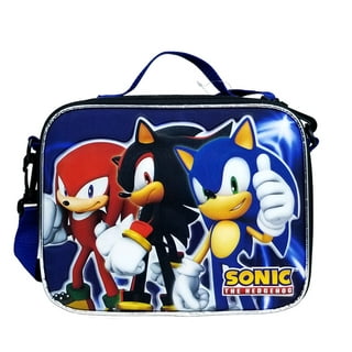Ai Accessory Innovations Sonic The Hedgehog Insulated Lunch Box, Shadow Mini Gaming Cooler with 3D Features and Top Padded Handle