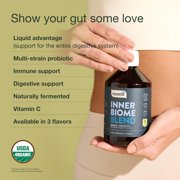 Nuzest - Inner Biome Blend – Prebiotic, Probiotic & Postbiotic Liquid Drink Mix – Microbiome Support - Vegan - Organic - Ginger Flavour - 16.9 fl.oz/ 500ml