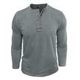 thumbnail image 4 of VJATTWR Shirts for Men Pullover Winter Thicken Thermal Travel Long Sleeve Casual Mens T-Shirts Round Neck M, 4 of 8